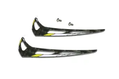 OMPHobby Ersatzteile Leitwerk in Gelb 2Stück für M1 EVO