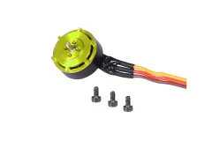 OMPHobby Ersatzteile Brushless Heckmotor in Gelb für M2 EVO und M2 EVO MK2