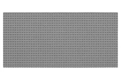 Wange Grundplatte hell grau 24x48 Noppen, ca. 38,5x19cm