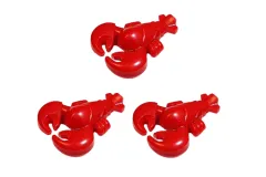 Klemmbausteine Tier Hummer in rot 3Stück