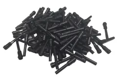 KBW Klemmbausteine Technik Pin 1/2 mit 2L Bar in schwarz 100Stück