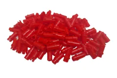 KBW Klemmbausteine Technik Pin 3/4 in rot 100Stück