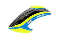 Mikado Haube für LOGO 600 SE V3 in Neon-Gelb und Blau
