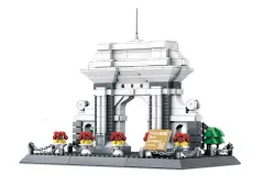 Wange Klemmbausteine Tsinghua-Universitäts Campus in Beijing, China - 586 Teile