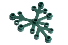 KBW Klemmbausteine Blattelement 6x5 in dunkelgrün 50Stück