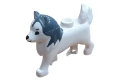 Klemmbausteine Tier Husky