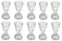 Klemmbausteine Glaskelch 10Stück