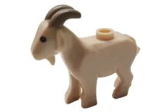 Klemmbausteine Tier Ziege in beige