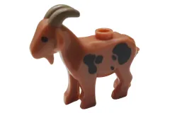 Klemmbausteine Tier Ziege in hell braun mit Flecken