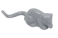 Klemmbausteine Tier Maus in hellgrau