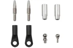 XLPower Ersatzteile Gewindestifte und Klemmstücke Set für Heckanlenkgestänge für XLPower V2 NME
