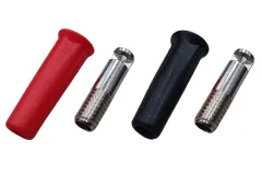 Bananenbuchse 1Paar rot und schwarz 4mm