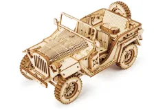 Lasercut Holzbausatz Standmodell Auto Army Jeep - 369 Teile