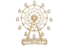 Lasercut Holzbausatz Funktionsmodell Riesenrad Musicbox - 232 Teile