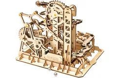 Lasercut Holzbausatz Funktionsmodell Murmelbahn Tower Coaster - 227 Teile