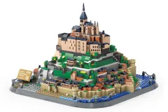 Wange Klemmbausteine - Saint Michel in der Normandie / Frankreich - 1392 Teile