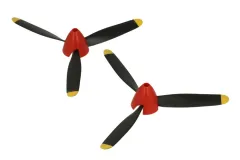 MODSTER Ersatzteil 3Blatt Luftschraubenset 2Stück für Modster MDX Warbird Warhawk P-40 400mm