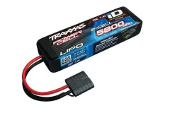 Traxxas Akku LiPo Power Cell 5800mAh 7,4V 2s 25C Traxxas mit iD-Stecker (L135xH25xB45mm)