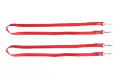 RC Crawler Scalezubehör Schleppgurte mit Haken rot 2Stück