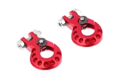 RC Crawler Scalezubehör 1/10 CNC Aluminium-Schlepphaken rot