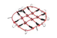 RC Crawler Scalezubehör 1/24 Dachträgernetz rot