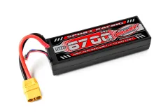 Team Corally Sport Racing LiPo Akku 2S 7,4V 6700mAh 50C mit XT90 im Hardcase