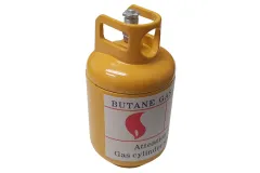 RC Crawler Scalezubehör 1/10 Campinggasflasche in gelb