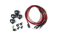 Absima 1:10 Nebelscheinwerfer Set Eckig mit LEDs