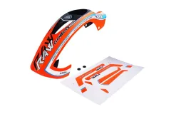 SAB Goblin Kabinenhaube in orange mit Stickerset für RAW 500