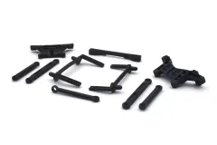 MODSTER Ersatzteile für RC Auto XGT Karosseriehalterung-Set und Lenkgestänge