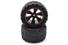 MODSTER Ersatzteile für RC Auto Mini Dasher Reifen/Felgen Set links 2Stück