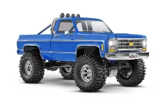 Traxxas TRX-4M Chevy K10 4x4 lifted blau 1/18 Crawler RTR Brushed, mit Akku und USB Lader
