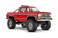 Traxxas TRX-4M Chevy K10 4x4 lifted rot 1/18 Crawler RTR Brushed, mit Akku und USB Lader