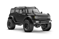 Traxxas TRX-4M Ford Bronco 4x4 schwarz 1/18 Crawler RTR Brushed, mit Akku und USB Lader