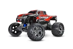 Traxxas Stampede rot 1/10 2WD Monster-Truck RTR Brushed, mit Akku und 4A USB-C-Lader
