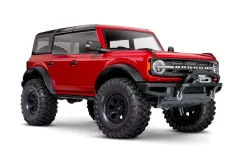 Traxxas TRX-4 2021 Ford Bronco rot 1/10 Crawler RTR Brushed, ohne Akku und ohne Lader