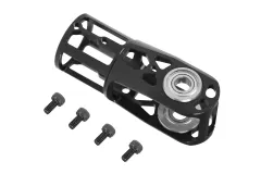 OMPHobby Ersatzteile Heckrotorgehäuse aus Aluminium in schwarz für M4 Max
