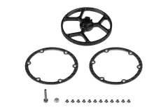 OMPHobby Ersatzteile Vordere Riemenscheibe schwarz 99 Zähne für M4 Max