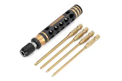 Werkzeugset Titannitrid Innensechskantdreher 4in1 1,5mm 2,0mm 2,5mm, 3,0mm