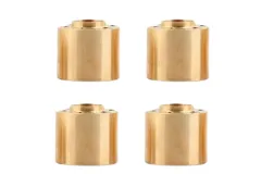 RC Crawler Zubehör 1/10 Messing Felgenverbreiterungsadapter / Gewicht 15mm mit Sechskantnabe für 1,9Zoll und 2,2Zoll Felgen 4Stück