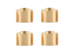 RC Crawler Zubehör 1/10 Messing Felgenverbreiterungsadapter / Gewicht 12mm mit Sechskantnabe für 1,9Zoll und 2,2Zoll Felgen 4Stück
