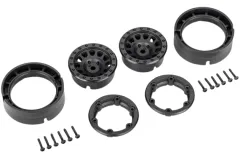 Traxxas Tuning Method 1,0 Felgen auf Beadlock in schwarz 2Stück für TRX-4M 1/18