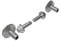 Traxxas Tuning Tellerrad und Triebling aus Metall je 2Stück für TRX-4M 1/18