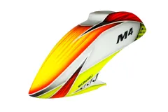 Microheli Airbrush Fiberglass Flash Attack Haube für OMPHobby M4