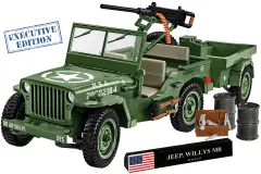 COBI Klemmbausteine Auto Jeep Willys mit Anhänger EXECUTIVE EDITION - 1580 Teile