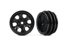 Traxxas Tuning Felgen 1,0 in schwarz 2Stück für TRX-4M 1/18