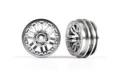 Traxxas Tuning Felgen 1,0 in satin-chrom 2Stück für TRX-4M 1/18