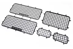 RC Crawler Scalezubehör 1/10 Heck- und Seitenfenster-Gitter aus Metall für TRX-4 Defender