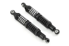 Einstellbarer Alu-Stoßdämpfer für 1/10 RC Autos in schwarz 120mm 2Stück zum Beispiel für TRX-4