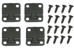 GPM Edelstahl Türscharnier schwarz für Traxxas TRX4 Defender